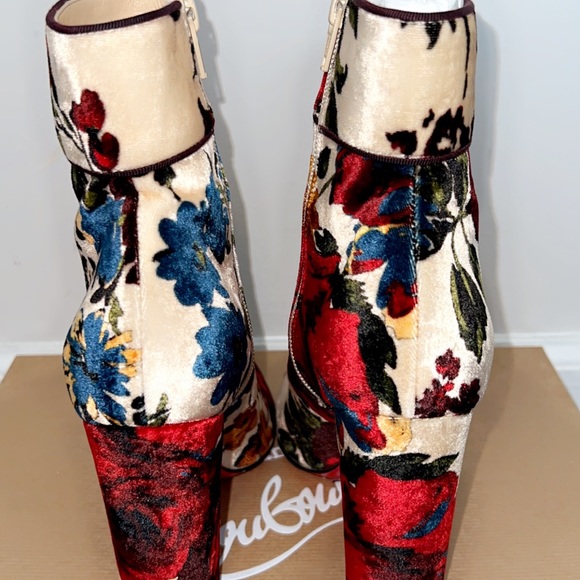 AUTHENTIC: Christian Louboutin Moulamax 100 Velours Bouquete size 37 - Picture 4 of 11